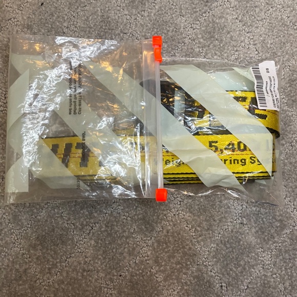 Off-White Classic Industrial Web Logo Belt